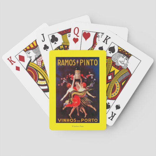 Ramos Pinto  Poster Europe Speelkaarten (Achterkant)