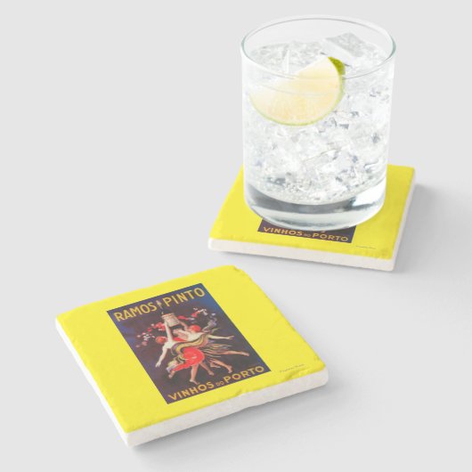 Ramos Pinto  Poster Europe Stenen Onderzetter (Zijkant)