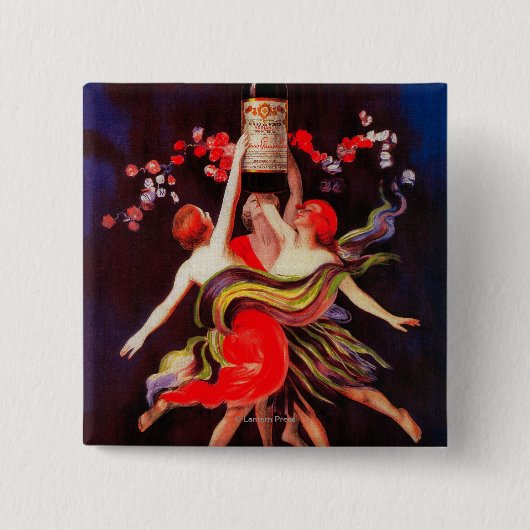 Ramos Pinto Poster Europe Vierkante Button 5,1 Cm (Voorkant)