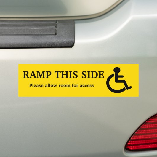 Ramp Access Sticker (Op auto)