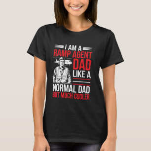 Ramp Agent Luchthavenpersoneel Luchtvaart Carrière T-shirt