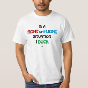 Ramp in de strategie voor overleving (gevecht of v t-shirt