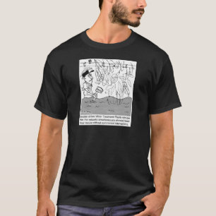 Ramp in een rioolwaterzuiveringsinstallatie na een t-shirt