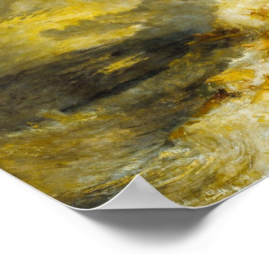 Ramp in Zee door J. M. W. Turner Poster (Hoek)