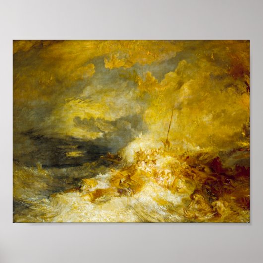 Ramp in Zee door J. M. W. Turner Poster (Voorkant)