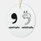 ramp met apostrofe keramisch ornament (Links)
