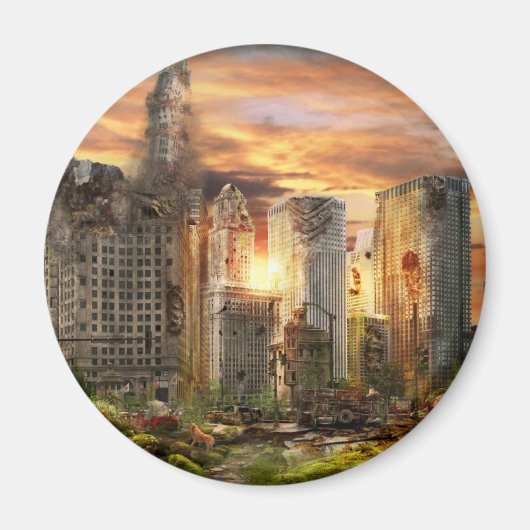 Rampage - Chicago, IL - Hond uitlaten Magneet (Voorkant)