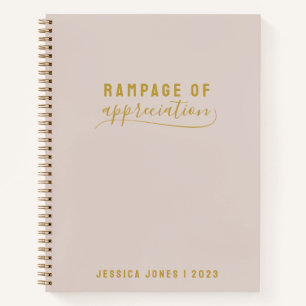Rampage of Appreciation Pink Journal Notitieboek