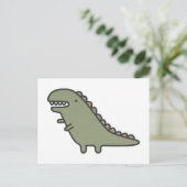 Rampaging Dinosaur! Briefkaart (Staand voorkant)