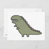 Rampaging Dinosaur! Briefkaart (Voorkant / Achterkant)