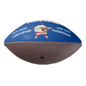 Rampant Eagle, de Amerikaanse vlag, patriottisch American Football (Gedraaid 270)