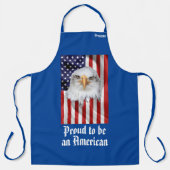 Rampant Eagle, de Amerikaanse vlag, patriottisch Schort (Voorkant)