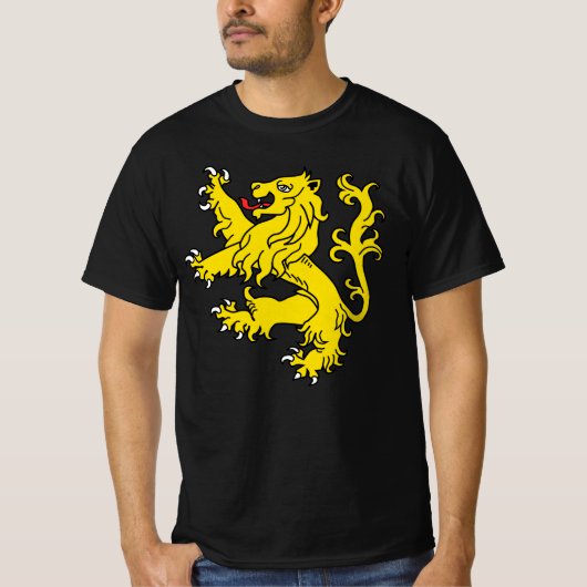 Rampant ~ Leeuw T-shirt (Voorkant)