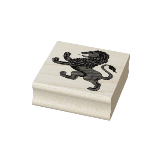 Rampant Lion of Scotland, rode leeuw Rubberstempel (Stempel)