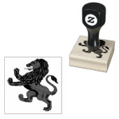 Rampant Lion of Scotland, rode leeuw Rubberstempel (Gestempeld)