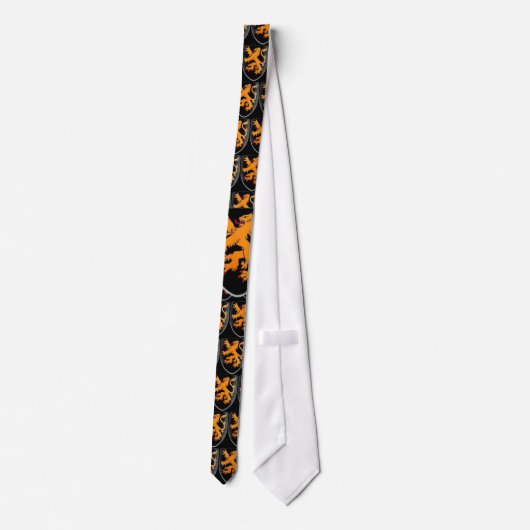 Rampant Lion Shield Necktie Stropdas (Achterkant)