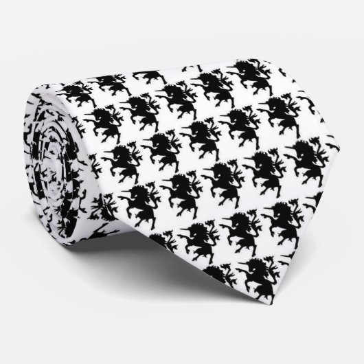 Rampant Unicorn stropdas (Opgerold)