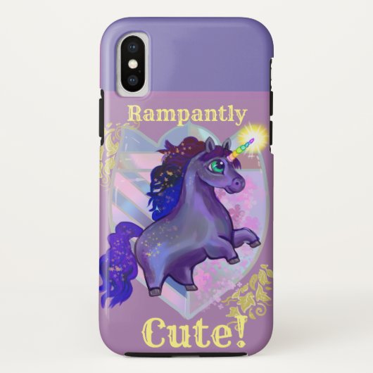 Rampantly Cute Unicorn Case-Mate iPhone Case (Achterkant)