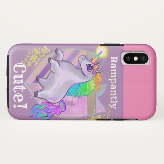 Rampantly Cute Unicorn Case-Mate iPhone Case (Achterkant (horizontaal))