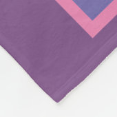 Rampantly Cute Unicorn Fleece Deken (Hoek)