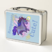 Rampantly Cute Unicorn Lunch Box (Achterkant)