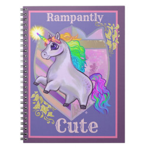 Rampantly Cute Unicorn Notitieboek