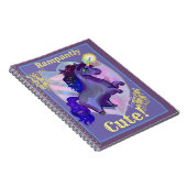 Rampantly Cute Unicorn Notitieboek (Rechterzijde)