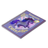 Rampantly Cute Unicorn Notitieboek (Linkerzijde)