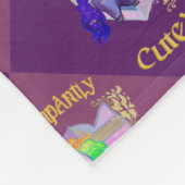 Rampantly Cute Unicorn Renaissance Fleece Blanket (Hoek)