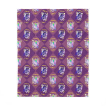Rampantly Cute Unicorn Renaissance Fleece Blanket