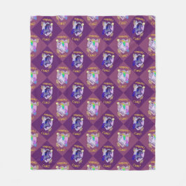 Rampantly Cute Unicorn Renaissance Fleece Blanket Deken