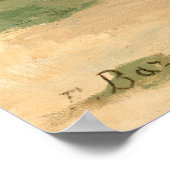 Rampart, Aigues-Mortes, Frédéric Bazille Fine Art Poster (Hoek)