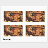 Ramparts of God's House, Angel van John Strudwick Rechthoekige Sticker (Vel)