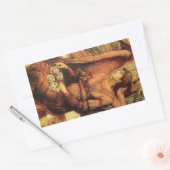 Ramparts of God's House, Angel van John Strudwick Rechthoekige Sticker (Envelop)