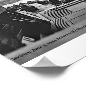 Rampenbrief van Dwight D. Eisenhower Poster (Hoek)