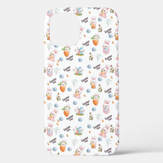 Rampendagkonijnenpatroon Case-Mate iPhone Case (Achterkant)