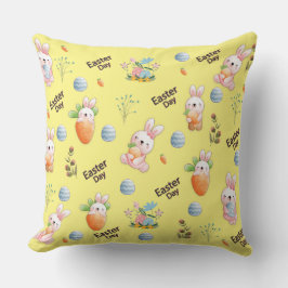 Rampendagkonijnenpatroon Kussen