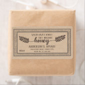  rampenhoningbijkantoor Kraft Etiket (Insitu)