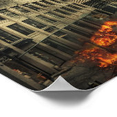 Rampenstad branden poster (Hoek)