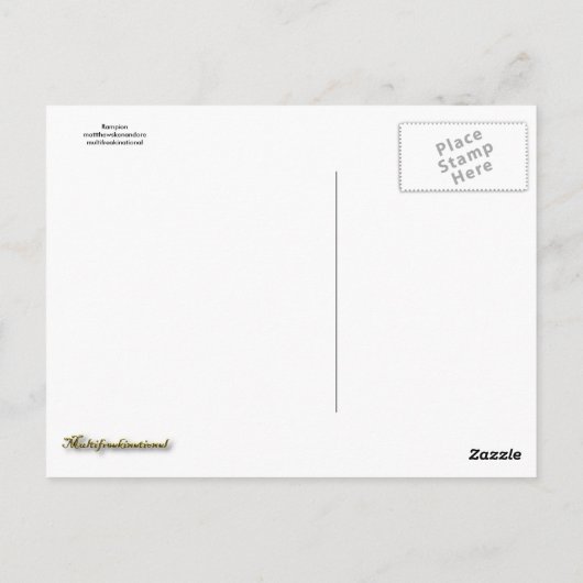 Rampion Briefkaart (Achterkant)