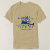 Ramrod Key Florida Sailfish Billfish Saltwater Fis T-shirt (Design voorkant)