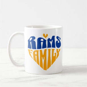 Rams Family Fan Gift Koffiemok