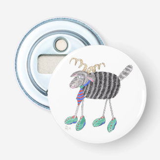 Ram's hoofd button flesopener