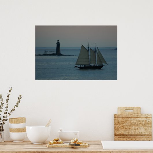 Rams Island Ledge, Maine Poster (Keuken)