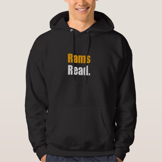 Rams lezen hoodie (Voorkant)