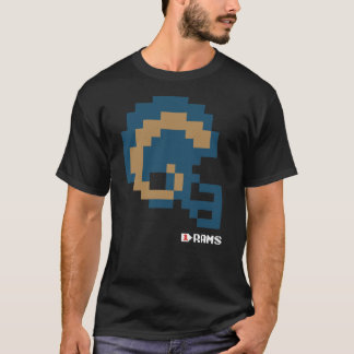 Rams Throwback Tecmo Bowl Helm T-shirt