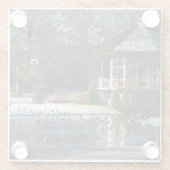 Rams Woerthe Tea House coastera Glazen Onderzetter (Achterkant)