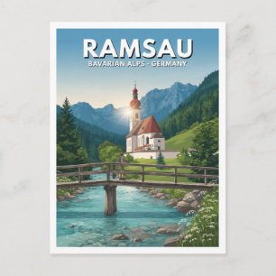 Ramsau bei Berchtesgaden Duitsland Briefkaart