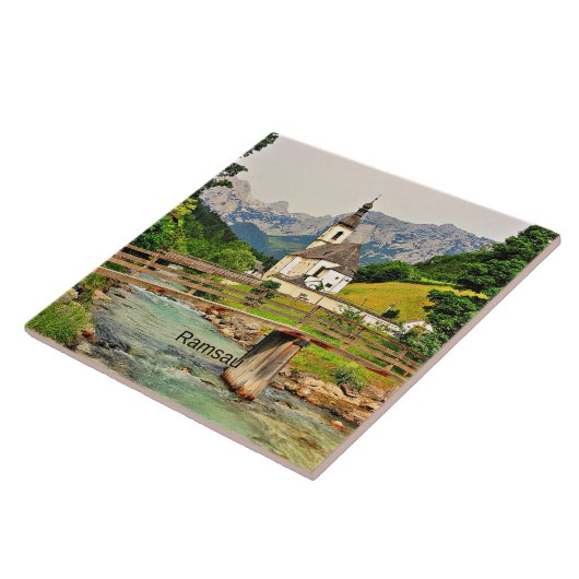 Ramsau, Beierse Alpen Tegeltje (Zijkant)