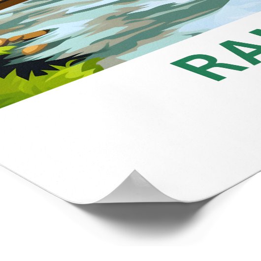 Ramsau Duitsland Reisprint Poster (Hoek)